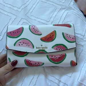 Kate spade watermelon clutch